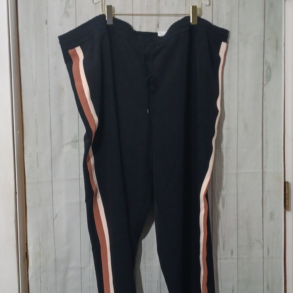Nine West Striped Pull on Wide Leg pants NWT sz 4X